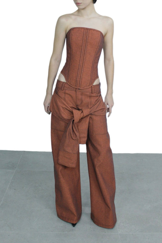 Corsé Denim Naranja