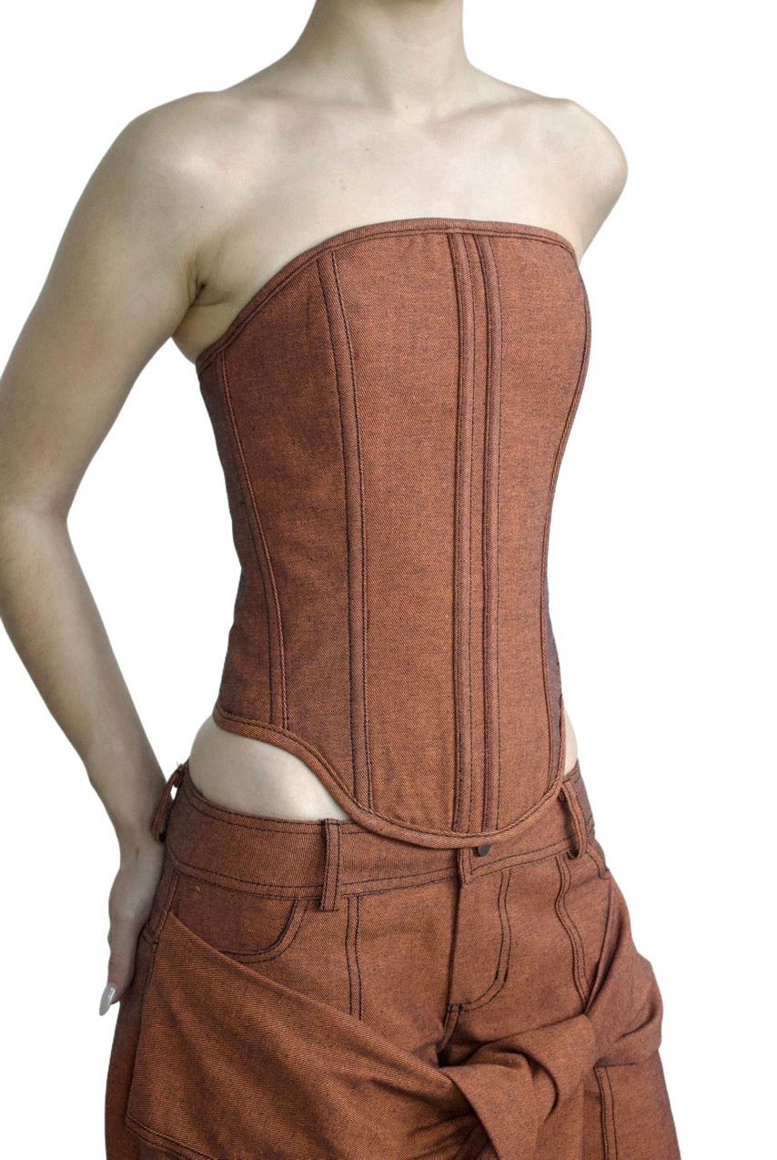 Corsé Denim Naranja