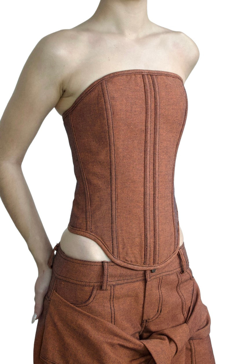 Corsé Denim Naranja