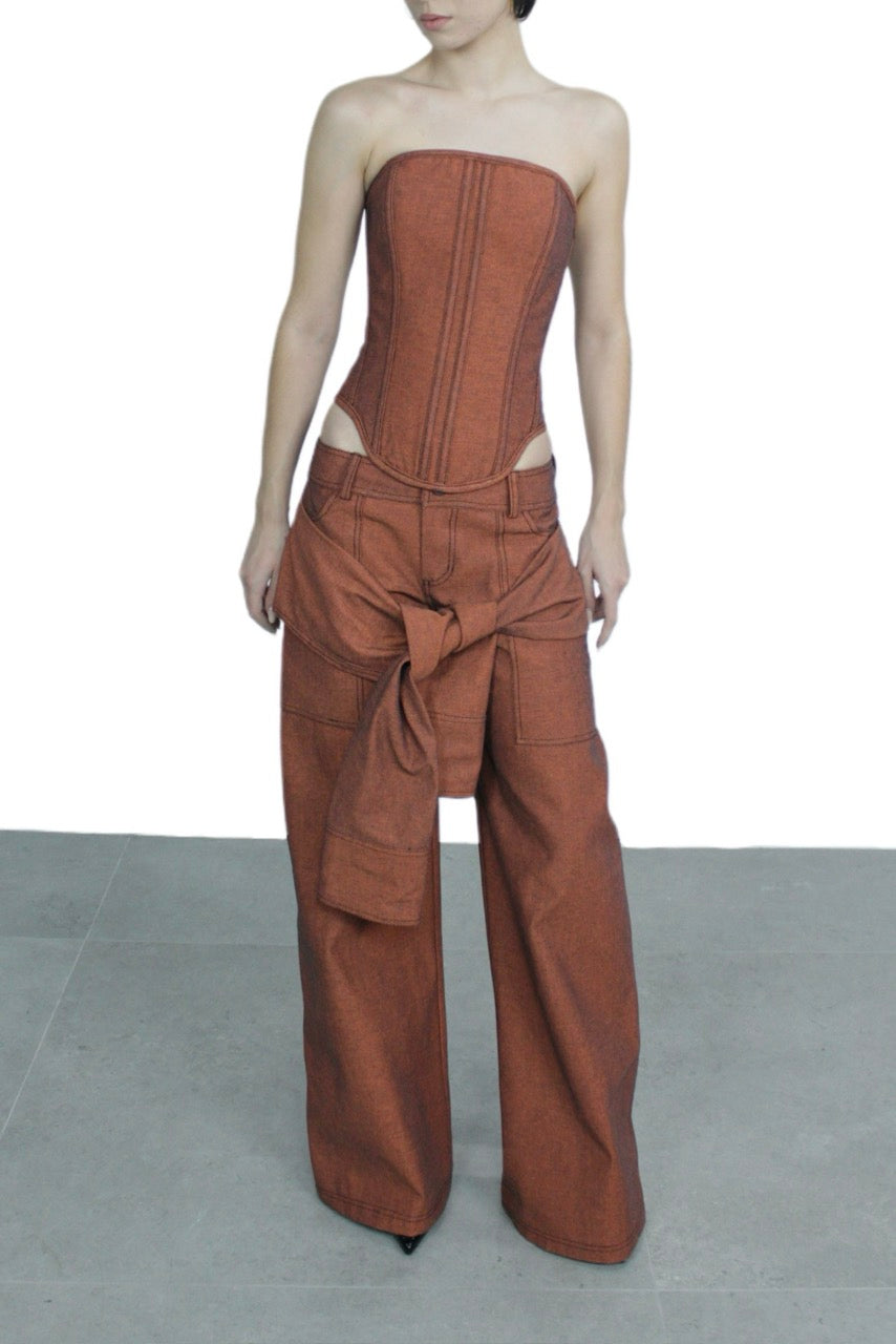Corsé Denim Naranja