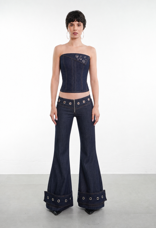 Pants earrings