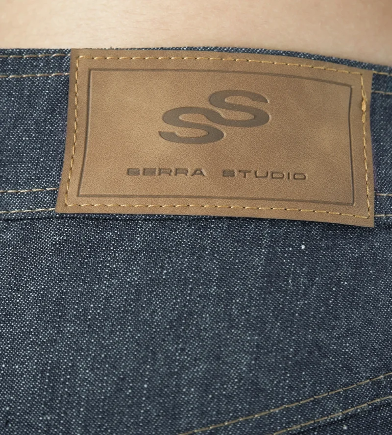 Pantalón corazón denim · Serrastudio